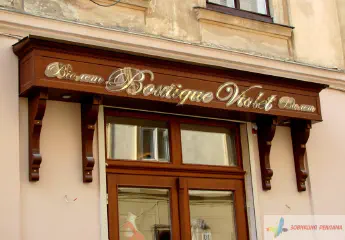 Вивіска з дзеркального акрилу Віолет.