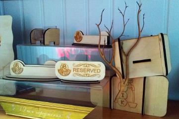 Лазерна різка та гравірування дерева, шпону