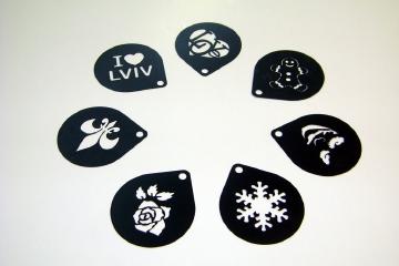 Лазерна порізка трафаретів для нанесення інформації та логотипів